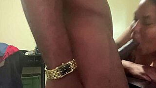 Fried Homeless BBW Robo Fiend Deepthroats Two Cocks in Submissive POV