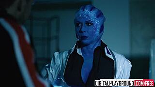 ass effect xxx parody unleashes hardcore fucking action