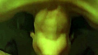 amateur girl deepthroats facefucked hard on bed in homemade blowjob session