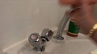 Sultry Lesbos Lick And Finger Shaved Pussies In Steamy Shower Play