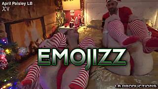 Pornstar Whores Feel Santa's Deep Anal Ecstasy