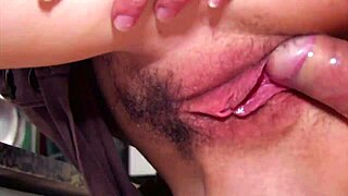 Amateur euro slut gets rough anal fucking in her tight asshole quickie orgasm homemade