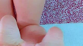 Oiled College PAWG Fucked Deep in Red Brazilian Thong