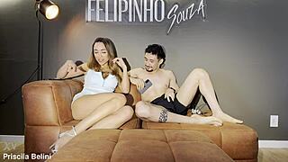 Couldn't Resist Squirting Hard with Cousin Before Aunt Arrives