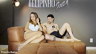 Couldn't Resist Squirting Hard with Cousin Before Aunt Arrives