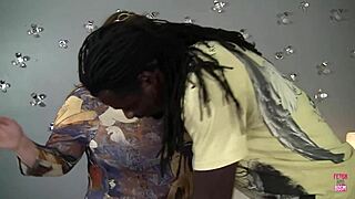 Skinny Black Stud Pounds Fat Brunette Lexxxi in Wild Interracial Ride