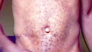 Lonely African Man Jerks Huge Cock After Naked Dance