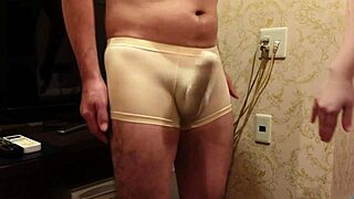 Weak Cock Bursts After Endless Rough Glans Slapping Torment