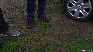 LEXi LOU DIVES INTO PUBLIC BLOWBANG WITH CUM ON TITS FUN!