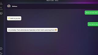 melissa's dirty texts twist to filthy end