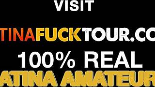 Colombian big ass slut's deep sloppy throat then reverse cowgirl grind