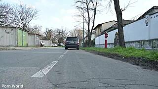 slutty suspect sladyen skaya bends over for rough dp pounding in her pussy and ass at the police station