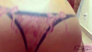 watch my busty stepmom ride that huge black cock bareback until he creampies her big pussy with tons of milk