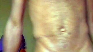 Lonely African Man Jerks Huge Cock After Naked Dance