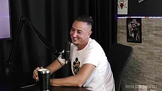 Bruna Carlos teases Matheus Caetano in Bora Cast sheer red lingerie orgy—part 1