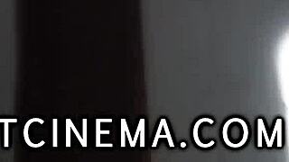 femdom haircuts dominate bound guy in cinema bondage spanking