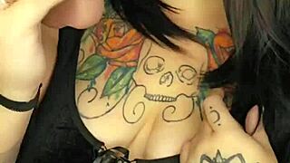 what if her lipstick smears all over while she sloppy deepthroats moaning on that fat dildo