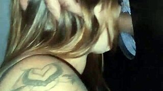 hey, my husband films me sucking tons of cocks at the gloryhole like a total slut