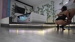 colombian beauty loves fucking and sucking arrives at brazil hotel