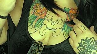 what if her lipstick smears all over while she sloppy deepthroats moaning on that fat dildo