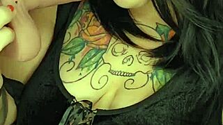 what if her lipstick smears all over while she sloppy deepthroats moaning on that fat dildo