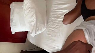 Daddy rips virgin's booty shorts open! bends her over for first anal assfucking!