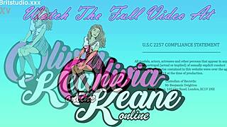 british college student fingers pussy and ass in lingerie uniform!