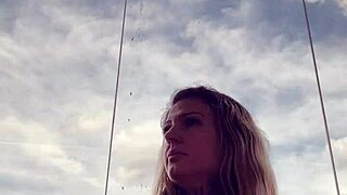 tattooed babe's hard nipples poke thru see-thru top at gym 💦🔥