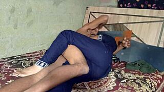 desi girlfriend sex in bathroom? wild domination with spitting and ass shaking gets nasty!!