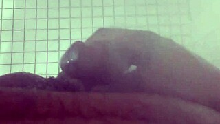 amateur lactating lesbian reaches shower head orgasm with milk squirting cumshot