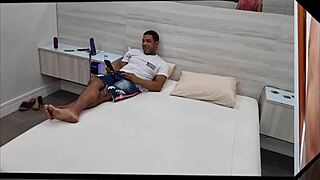 Behind Scenes: Busty Brazilian Milf's First Rough Anal Cumshot