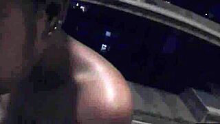 😘 thai girlfriend sucks my cock hard on balcony then swallows every drop outdoors