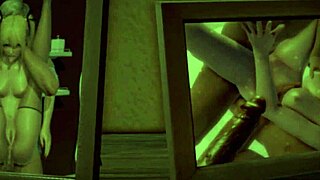 a hardcore x-mas with 3d cartoon anal deepthroat and machine pussy pounding 😈🎄