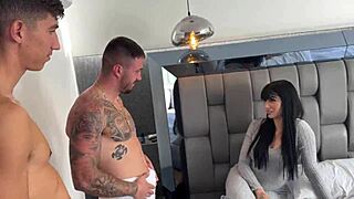 colombian milf trades lunch for our hard ass pounding