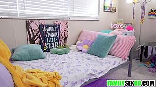 Naughty Stepdaughters Beg Horny Stepdads for Hard Group Sex Lessons.