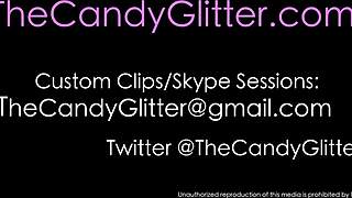 lucky loser like me gets totally owned in candy glitter's brutal femdom humiliation session ugh...