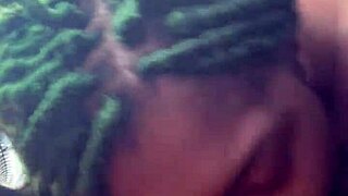 big daddy chevy impala deepthroats then rides that ebony cock hard