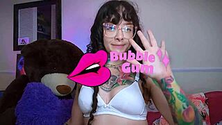 look at my pierced nipples boobs dripping snot and drool sloppy