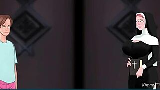 Huge White Cock Pounds Nun In Church Confession Booth