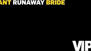 sweet country bride cheats wedding with city cock outdoors cumshot