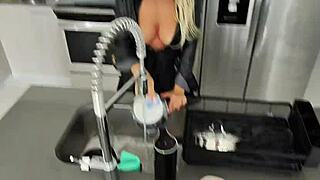 Stepmom Watches Me Fuck Horny Sex Doll Big Tits Milf Patience Tested