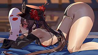 wanna see hu tao slobber on cock with juicy blowjobs?