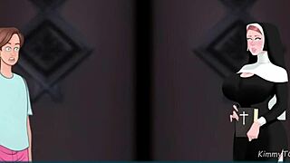 Huge White Cock Pounds Nun In Church Confession Booth