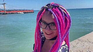 Holiday Brunette Moaning Outdoor Spanking Cum Covered Crazy Teen Adventure