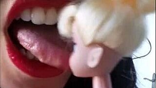 lil girl crave plastic fuck doll silicone tits deep insertion