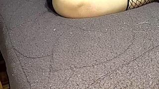 I love slamming my tight latina ass so hard it drives me wild during this horny homemade anal fuck