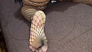 I love slamming my tight latina ass so hard it drives me wild during this horny homemade anal fuck