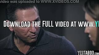 hooker plays stepdaughter role for mature man's hard pounding