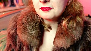 blonde milf with braces devours chocolate tools in fetish feast