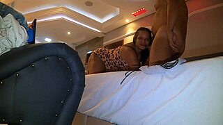 Fucking Boss's Fat Wife While He Watches